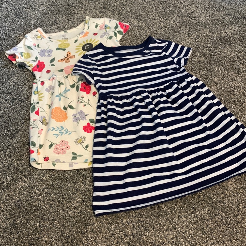 Two little girl dresses
